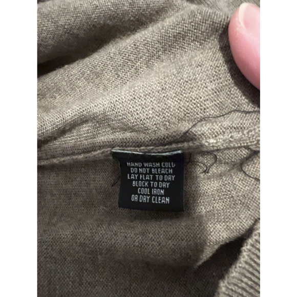 Toscano Firenze 100% Merino Wool Brown Jacket Size C Large Made In Tunisia - Picture 3 of 6